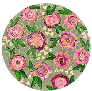 Blooming Mosaic (16in round)