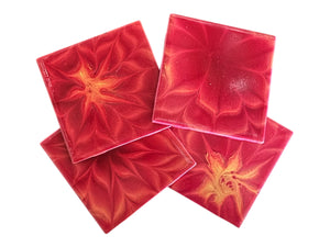 Red/Yellow Coaster Set